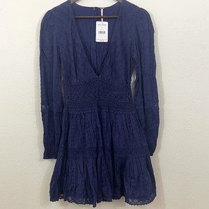 Free People Sz 6 The Delightful Mini Dress NWT